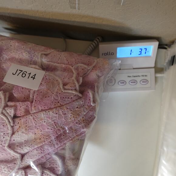 Sundress Revolve Dress Womens One Size NWT Sandra Eyelet Tie and Dye Belted Midi - Picture 10 of 10